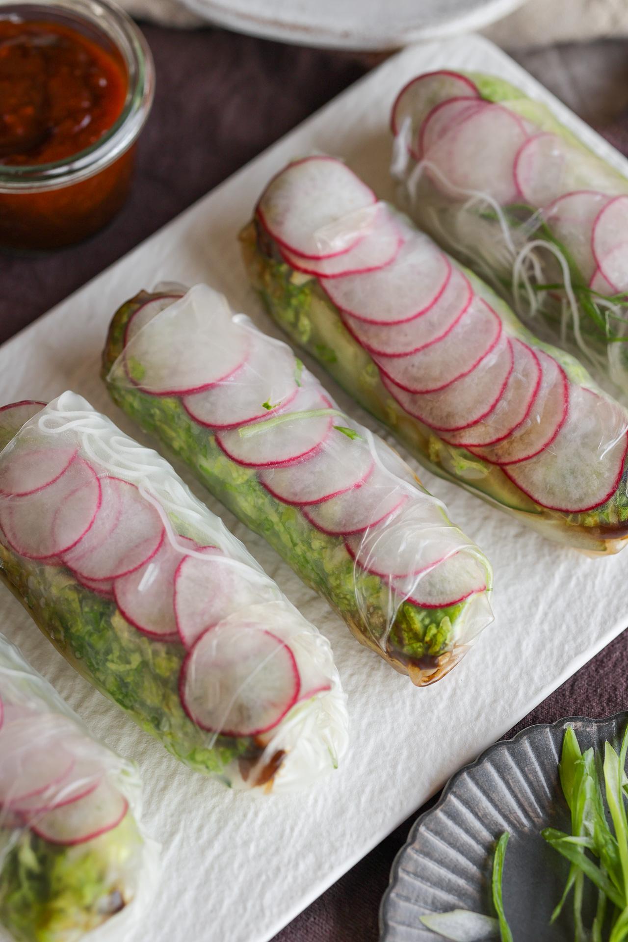 Main image of Sticky Mushroom Salad Wraps