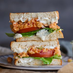 Buffalo Chickpea Sandwich | Pick Up Limes