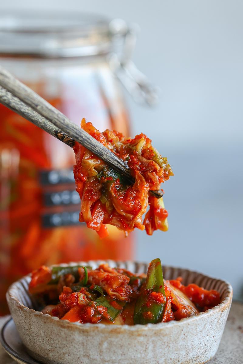 Process image of Simple Vegan Kimchi