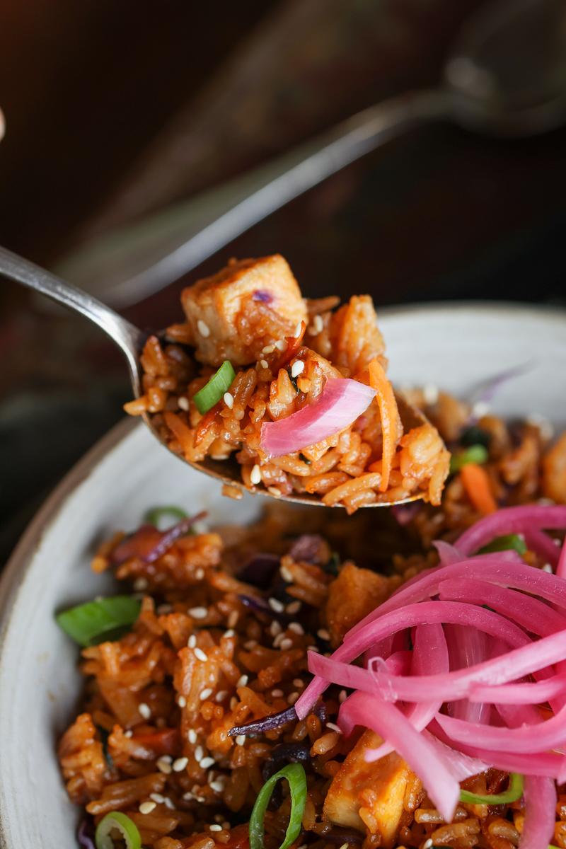 Process image of Teriyaki Fried Rice