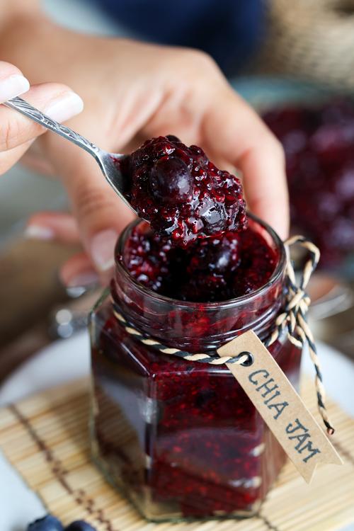 Easy Berry Chia Seed Jam Pick Up Limes