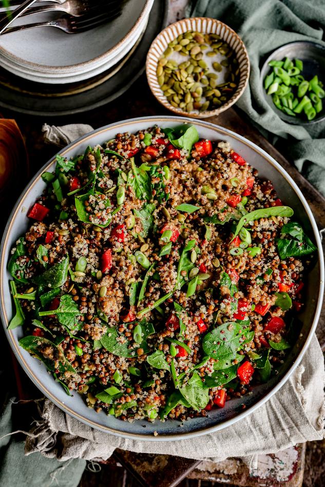 thumbnail image of Protein-Packed Lentil & Quinoa Salad