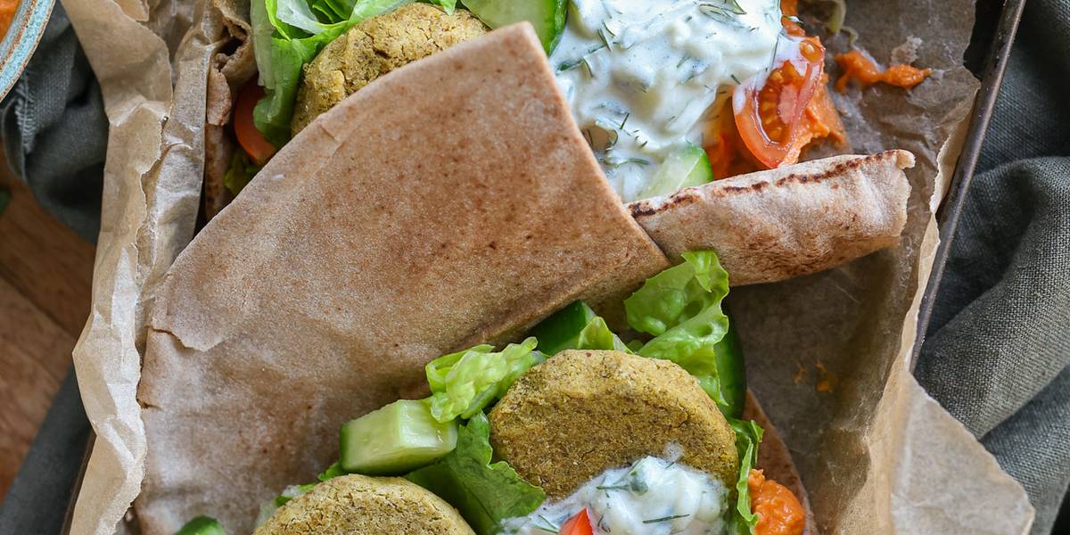 Baked Green Pea & Chickpea Falafels | Pick Up Limes