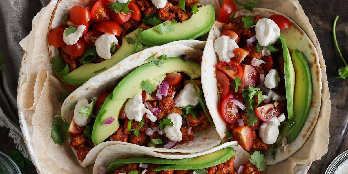 Tempeh Tacos with Cashew Lime Cream | Pick Up Limes