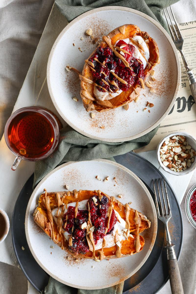 Process image of Berry Breakfast Sweet Potato