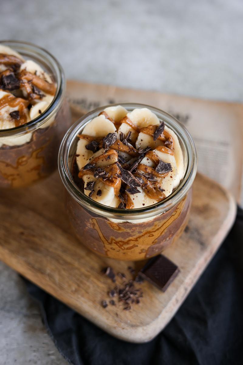 Process image of Chocolate Peanut Butter Overnight Oats