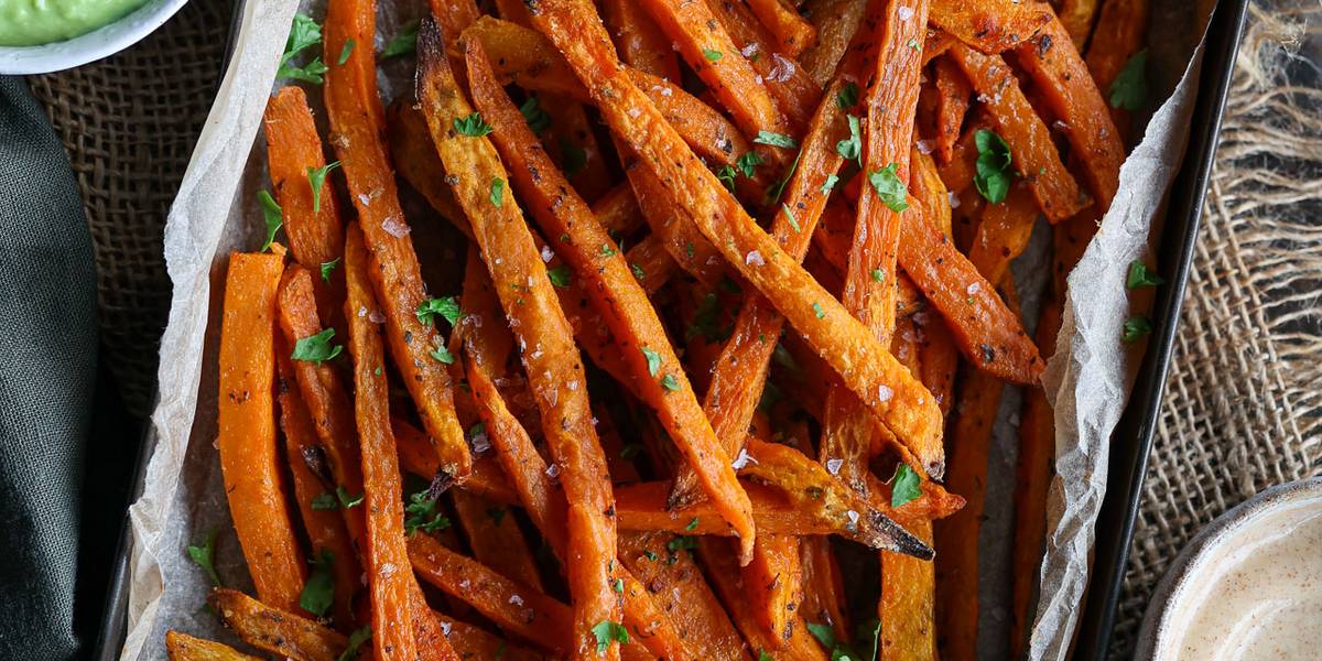 Oven-Roasted Sweet Potato Fries | Pick Up Limes
