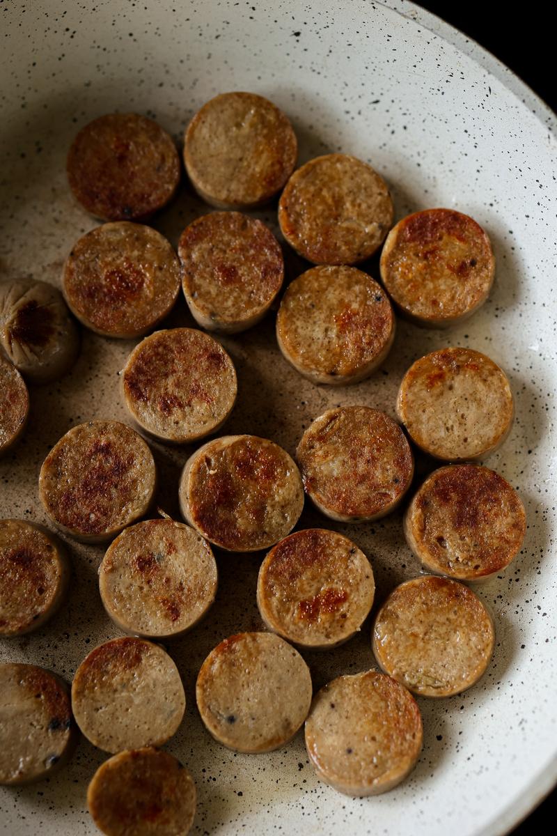 Process image of Hearty Kale 'Sausage' Soup