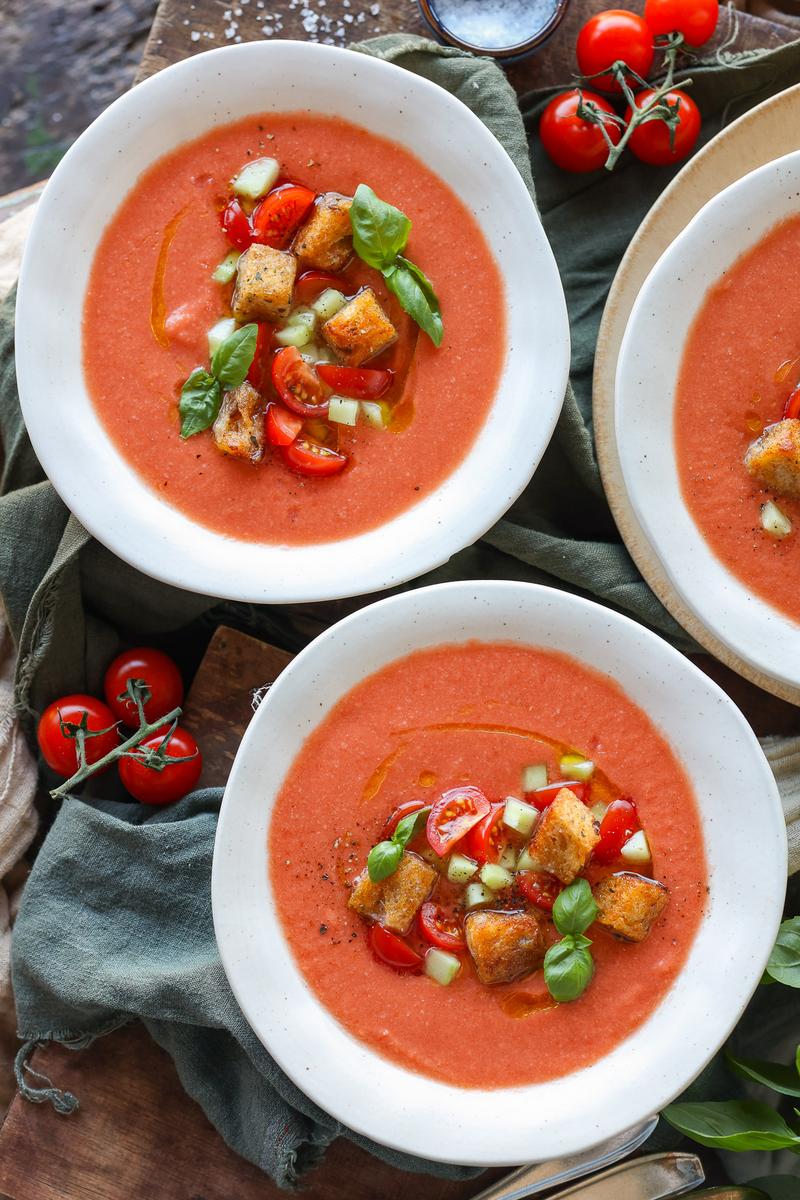 two bowls of soup recipes for summer