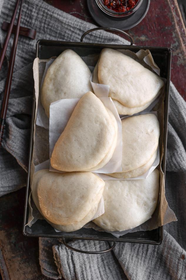 image of Lotus Leaf Bread - Steamed Chinese Buns