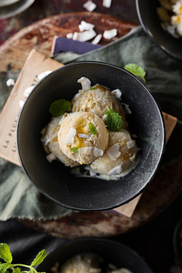 image of Mango & Coconut Ice Cream