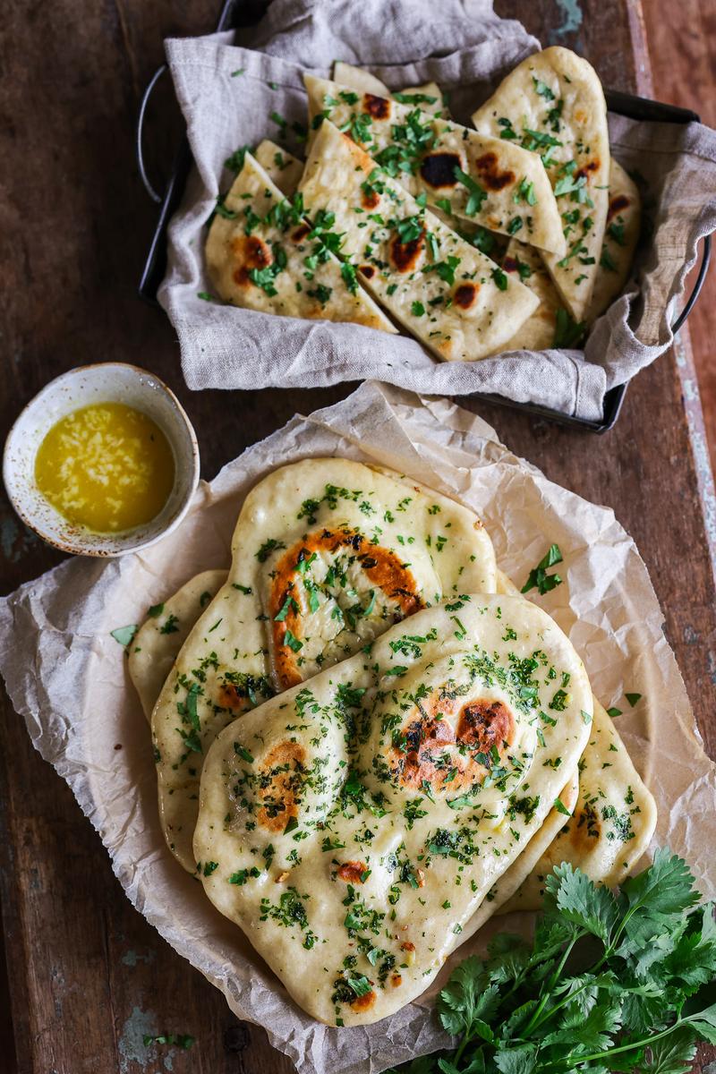Process image of Vegan Garlic Naan