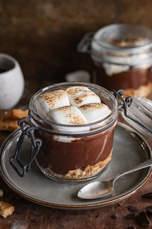 image of S'mores in a Jar