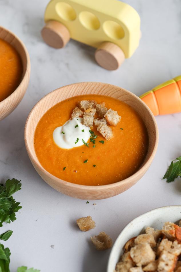 image of 🧸 Grow-with-Me Carrot & Lentil Soup