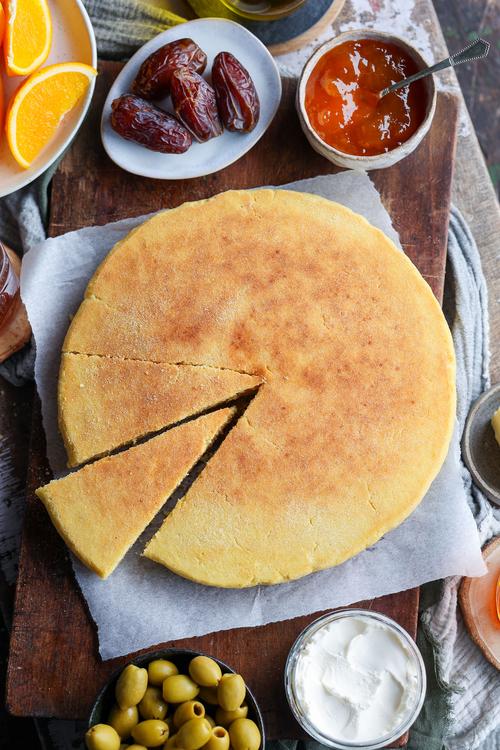 image of Harcha - Pan Cooked Semolina Bread
