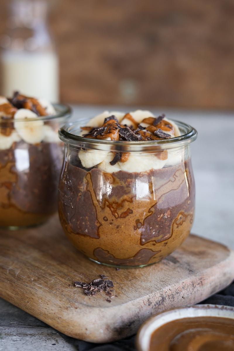Process image of Chocolate Peanut Butter Overnight Oats