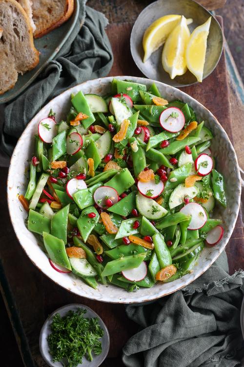 image of Lemon Harissa Runner Bean Salad