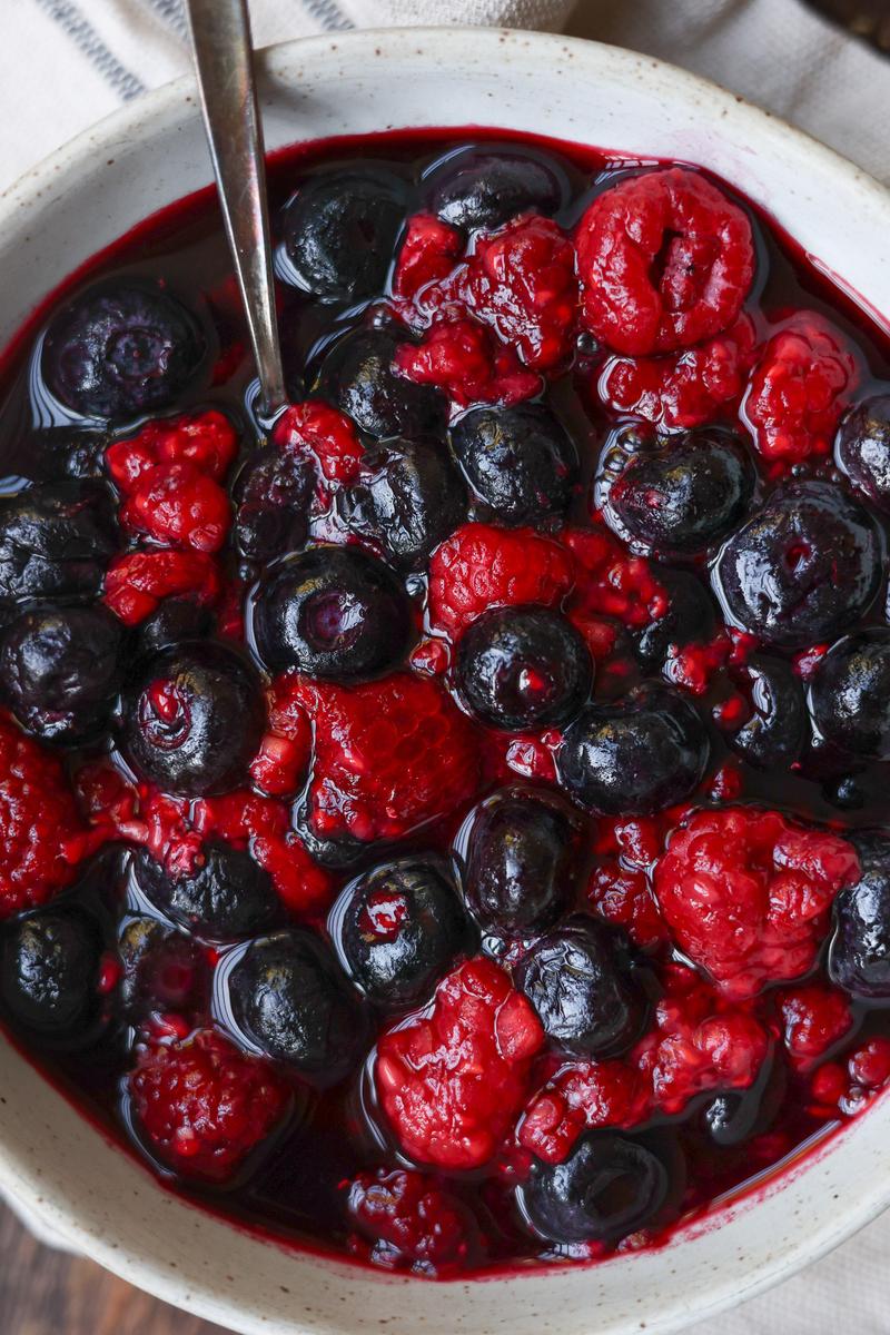 Process image of Stewed Berries