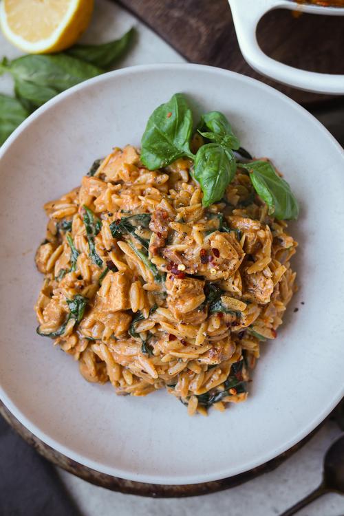 image of Marry Me Tofu Orzo