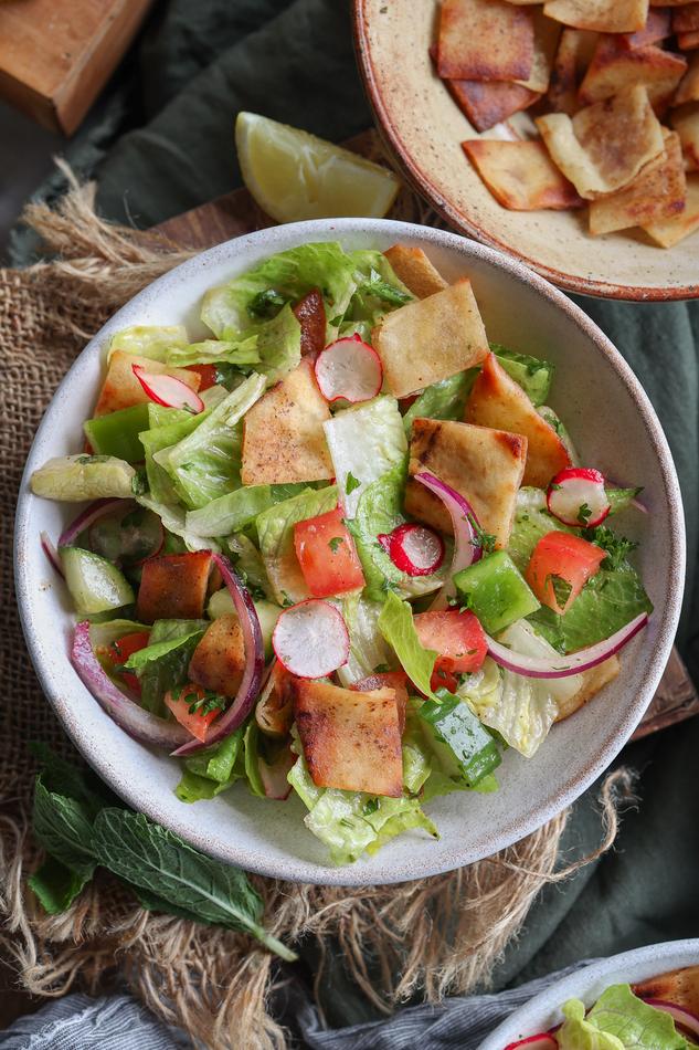 image of Fattoush - Lebanese Pita Salad