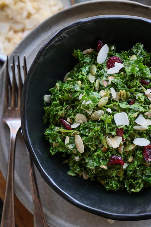 Massaged Umami Kale Salad Pick Up Limes