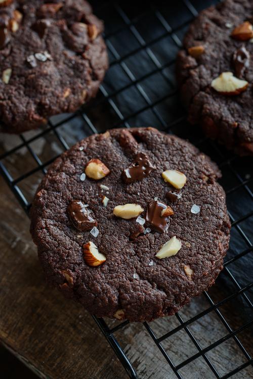 Almond Brownie Cookies Pick Up Limes