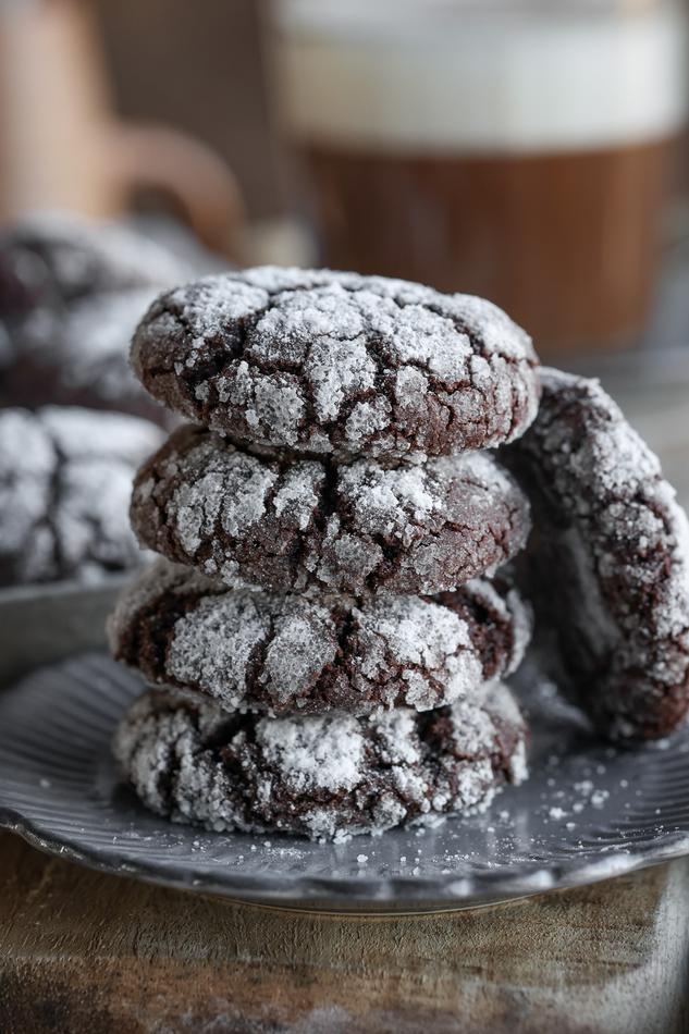 image of Chocolate Crinkle Cookies