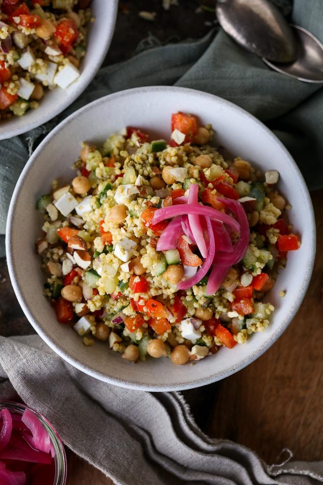 image of Pesto & Feta Millet Salad