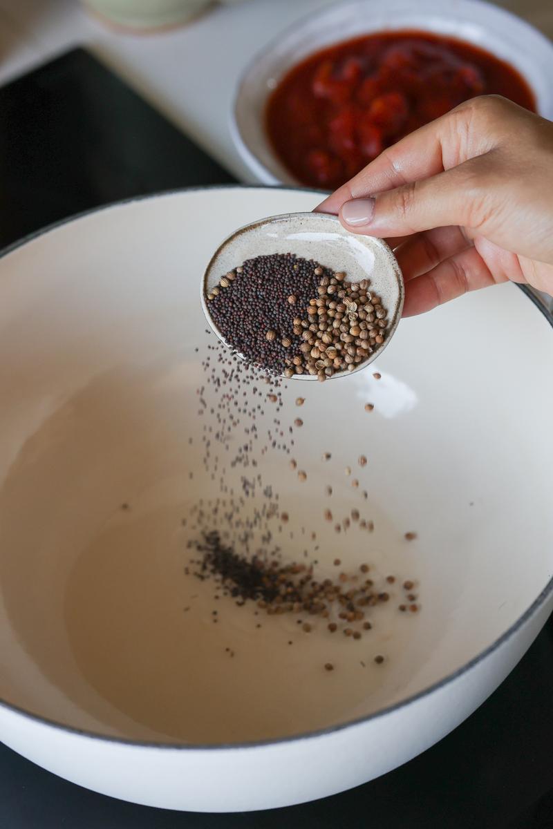 Process image of Creamy Tomato Chickpea Curry