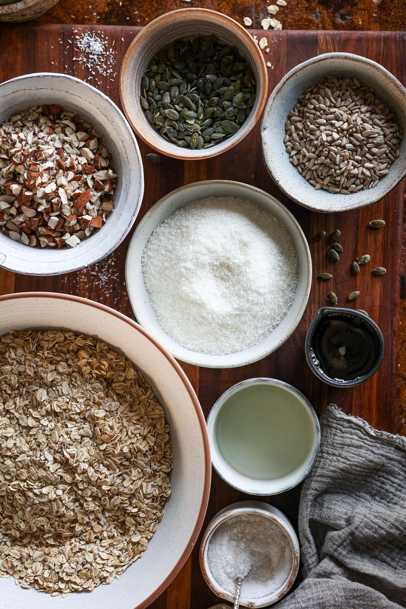 Process image of Toasted Coconut & Almond Granola