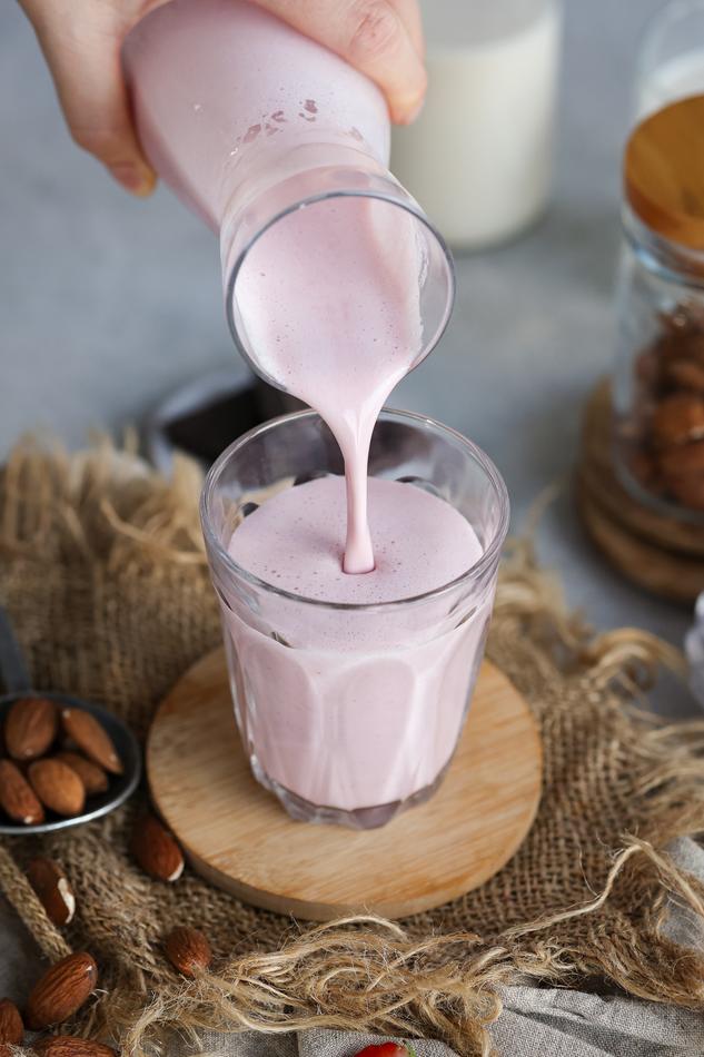 image of Strawberry Almond Milk