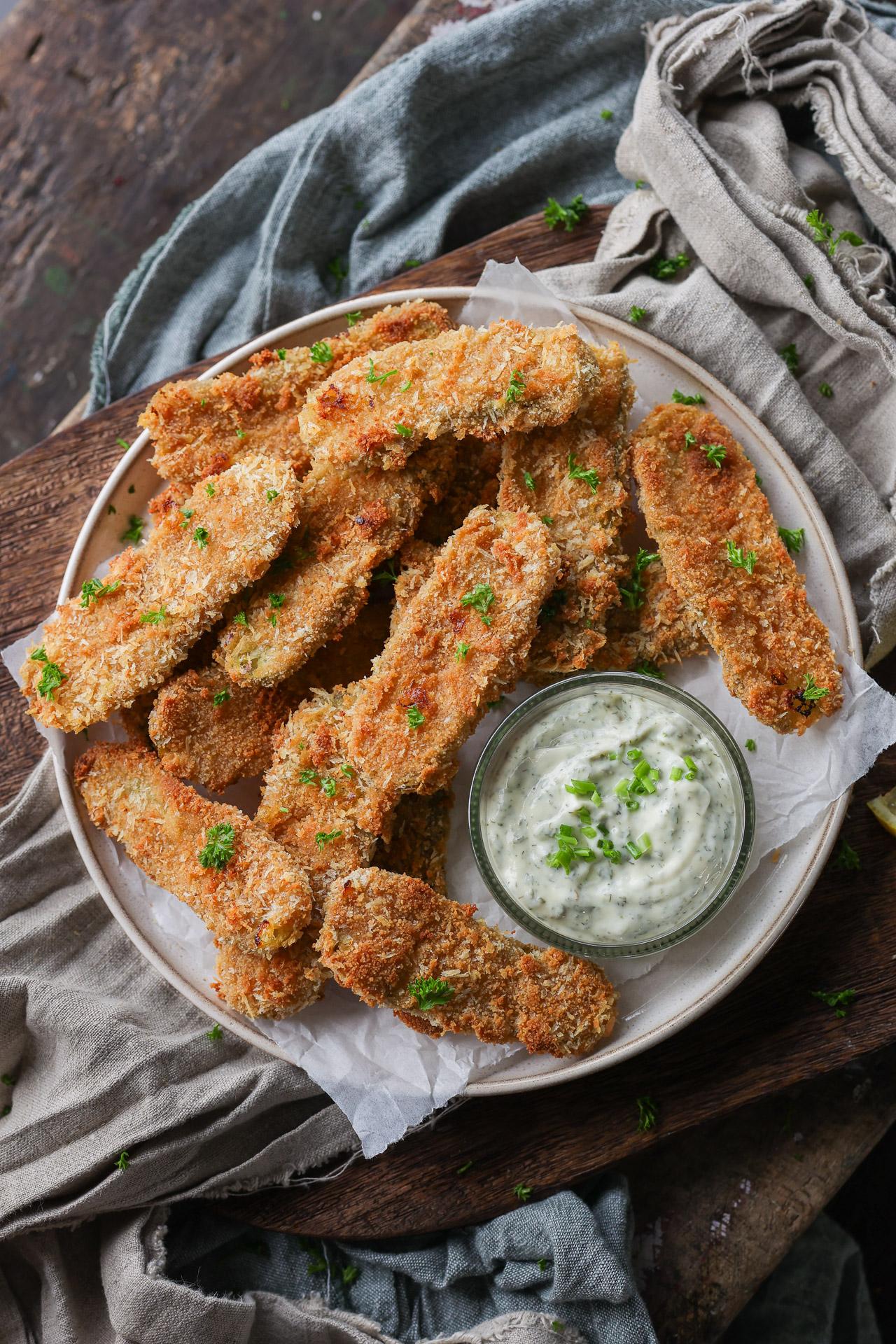 Main image of Oven-Fried Breaded Pickles