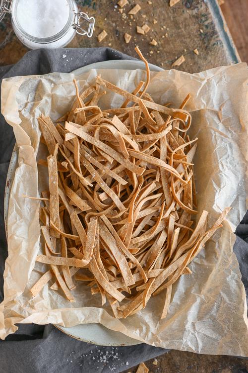 image of Crispy Baked Tortilla Strips