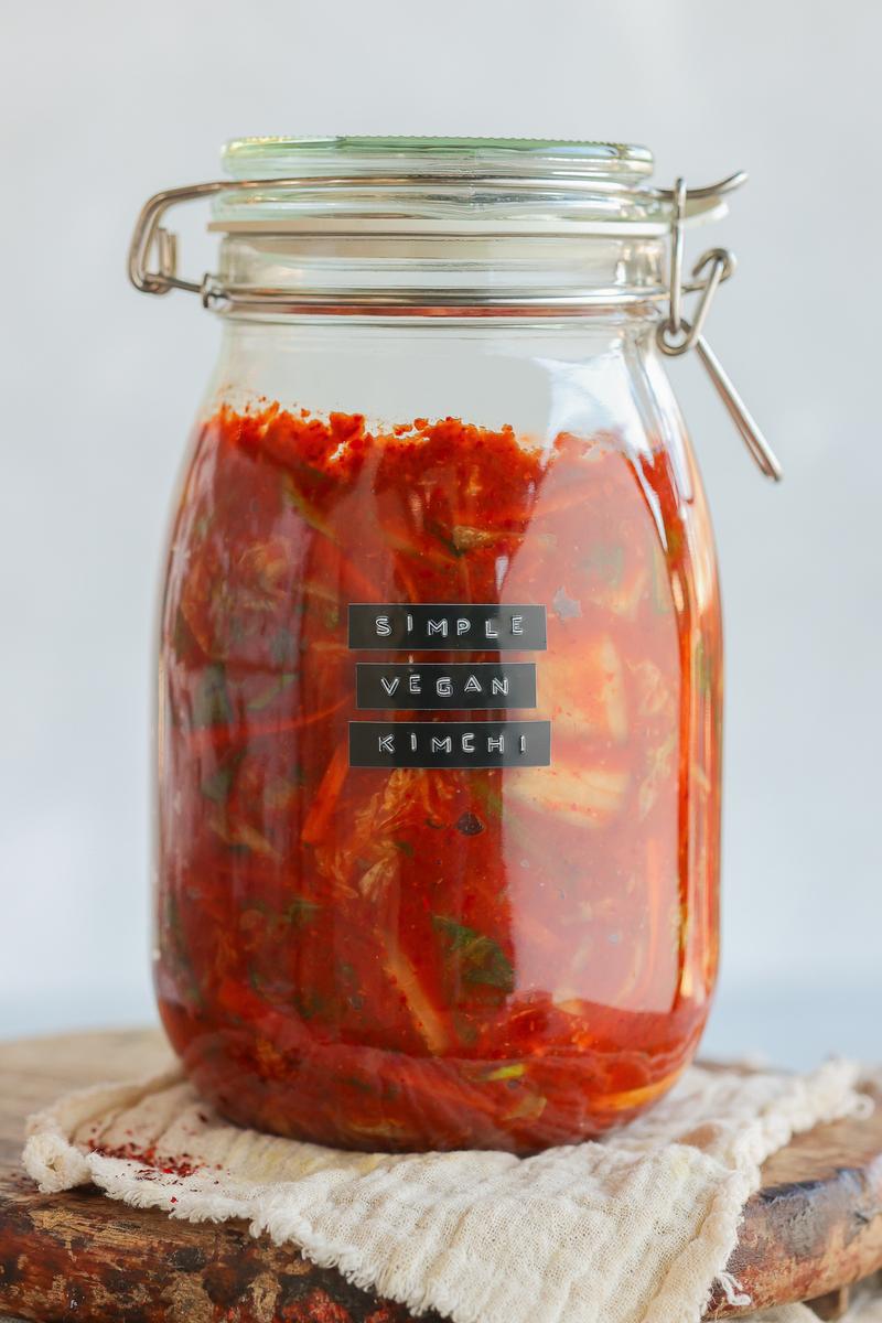 Process image of Simple Vegan Kimchi