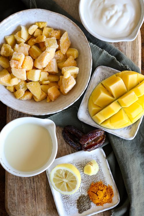 Mango Turmeric Lassi Pick Up Limes