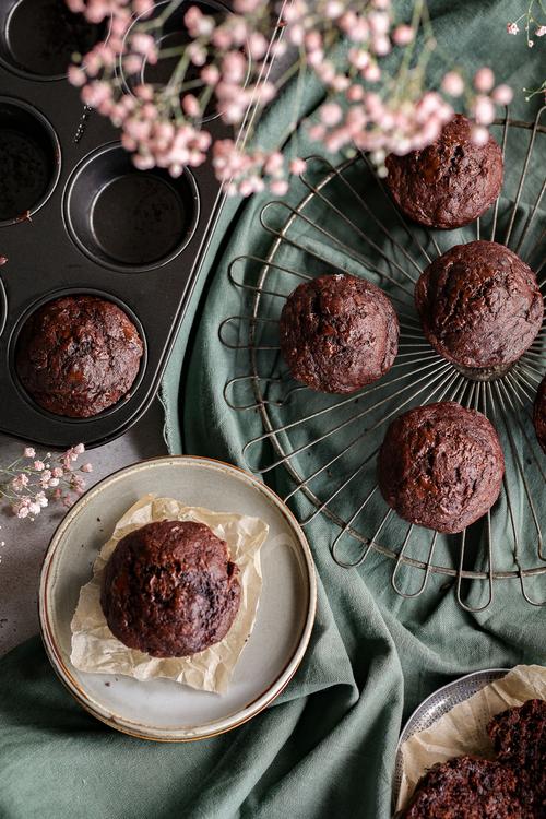 OneBowl Double Chocolate Banana Muffins Pick Up Limes