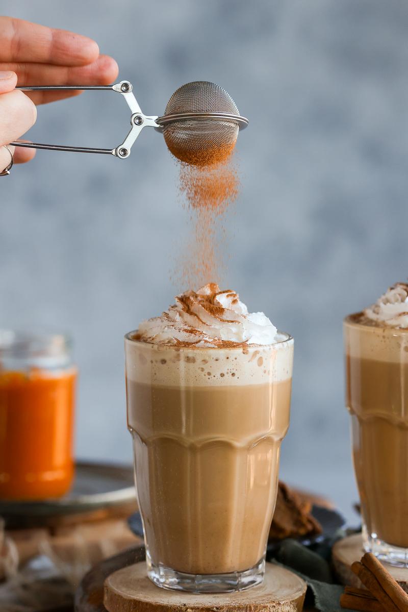 Process image of Pumpkin Spice Latte