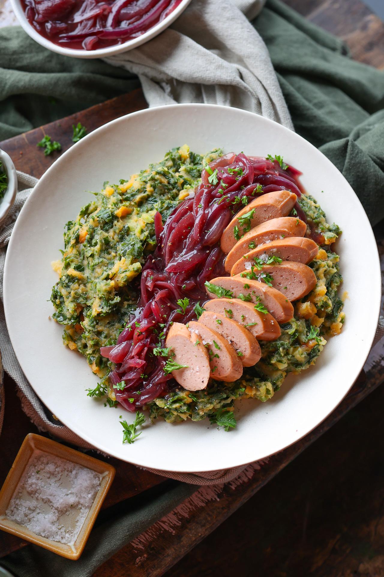 Main image of Boerenkool Stamppot - Dutch Kale and Potato Mash
