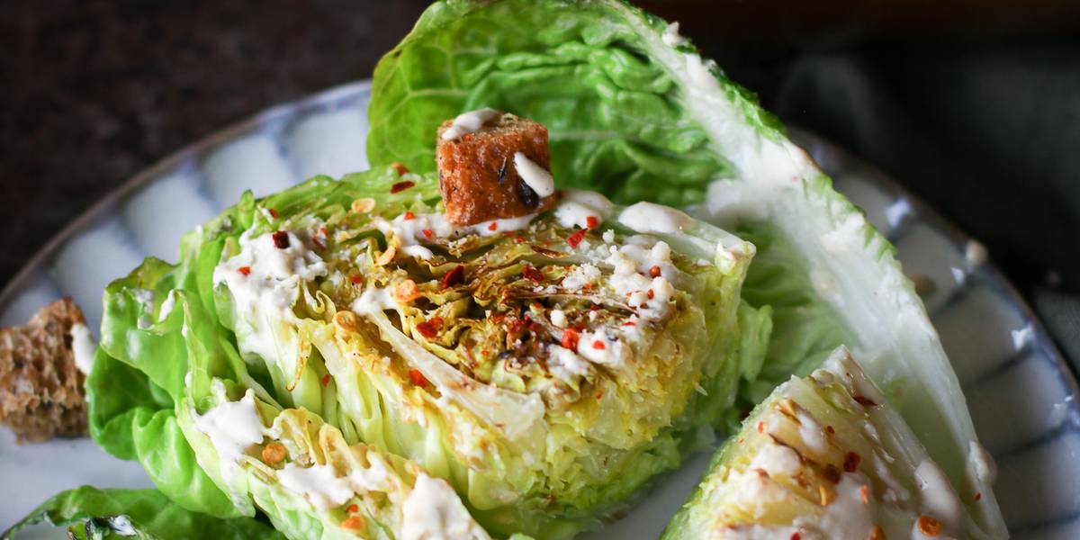 Vegan Caesar Salad | Pick Up Limes