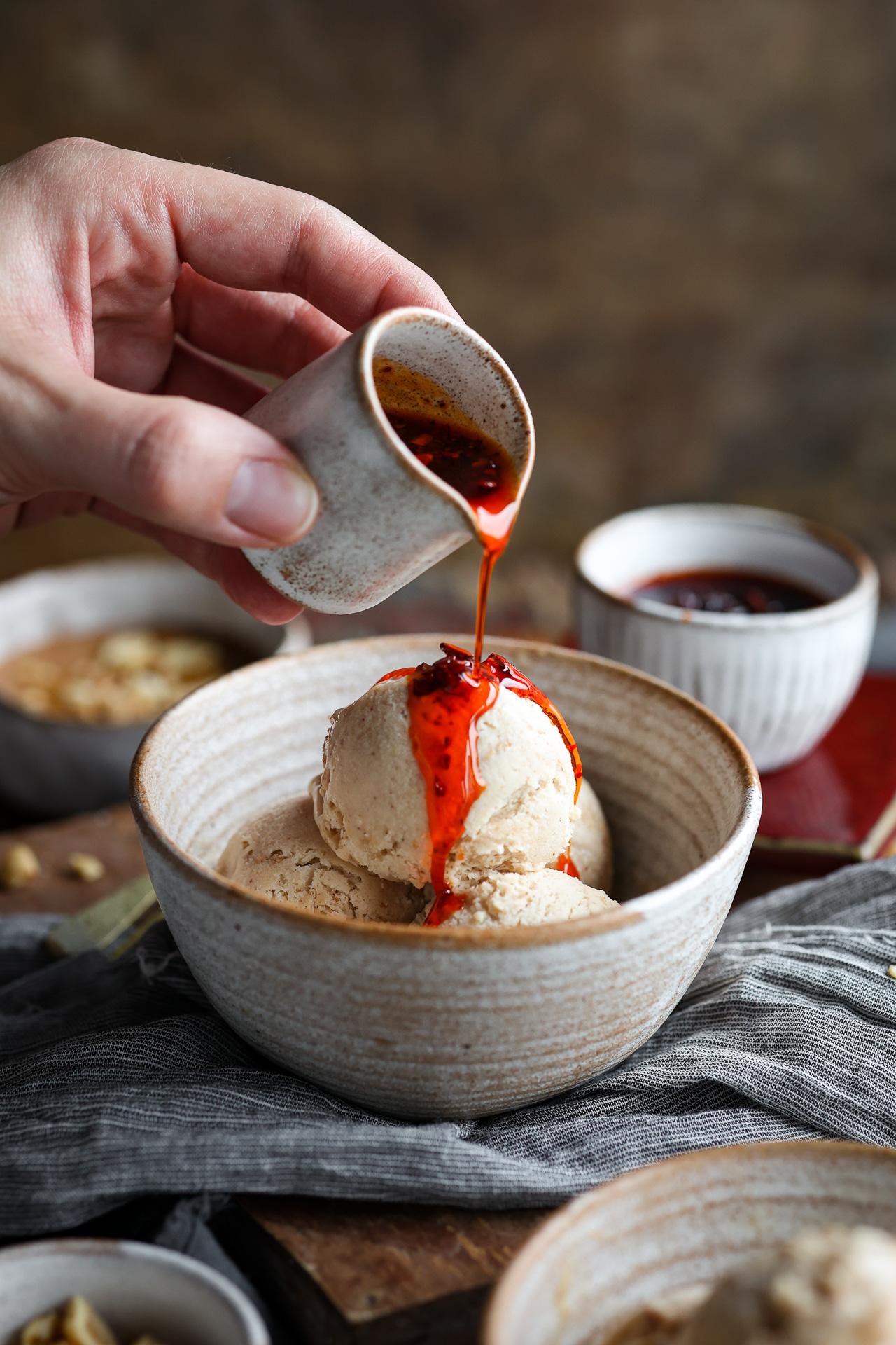 Main image of Peanut Butter & Chili Crisp Ice Cream