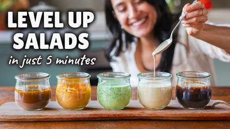 thumbnail image of 5 Healthy Homemade SALAD DRESSINGS