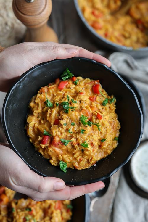 image of Savoury Jollof Breakfast Oats
