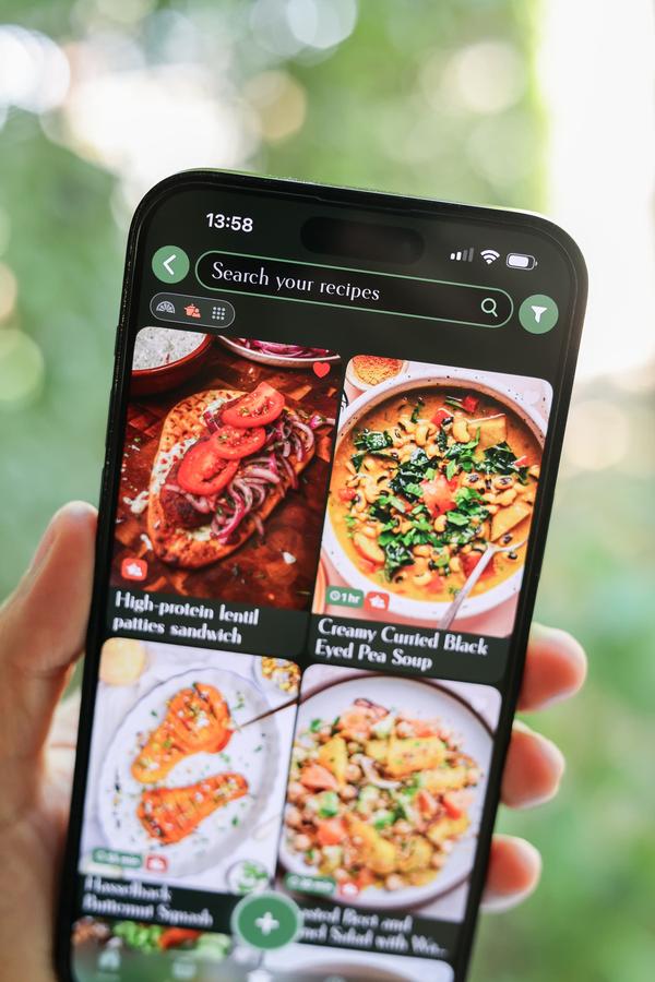 Your recipes, front and centre
