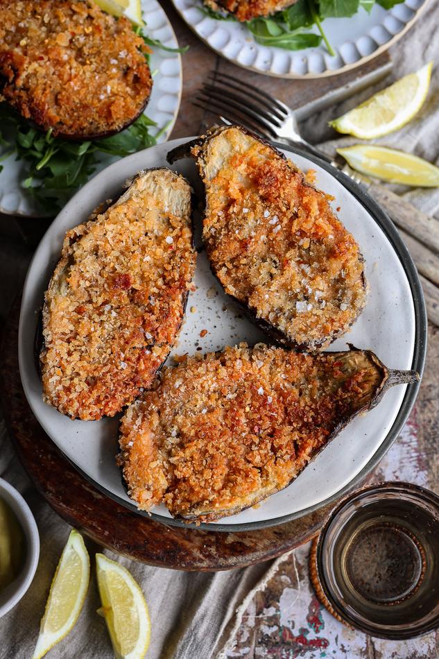 image of Crispy Fried Eggplant