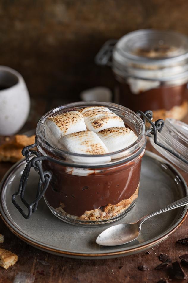 image of S'mores in a Jar