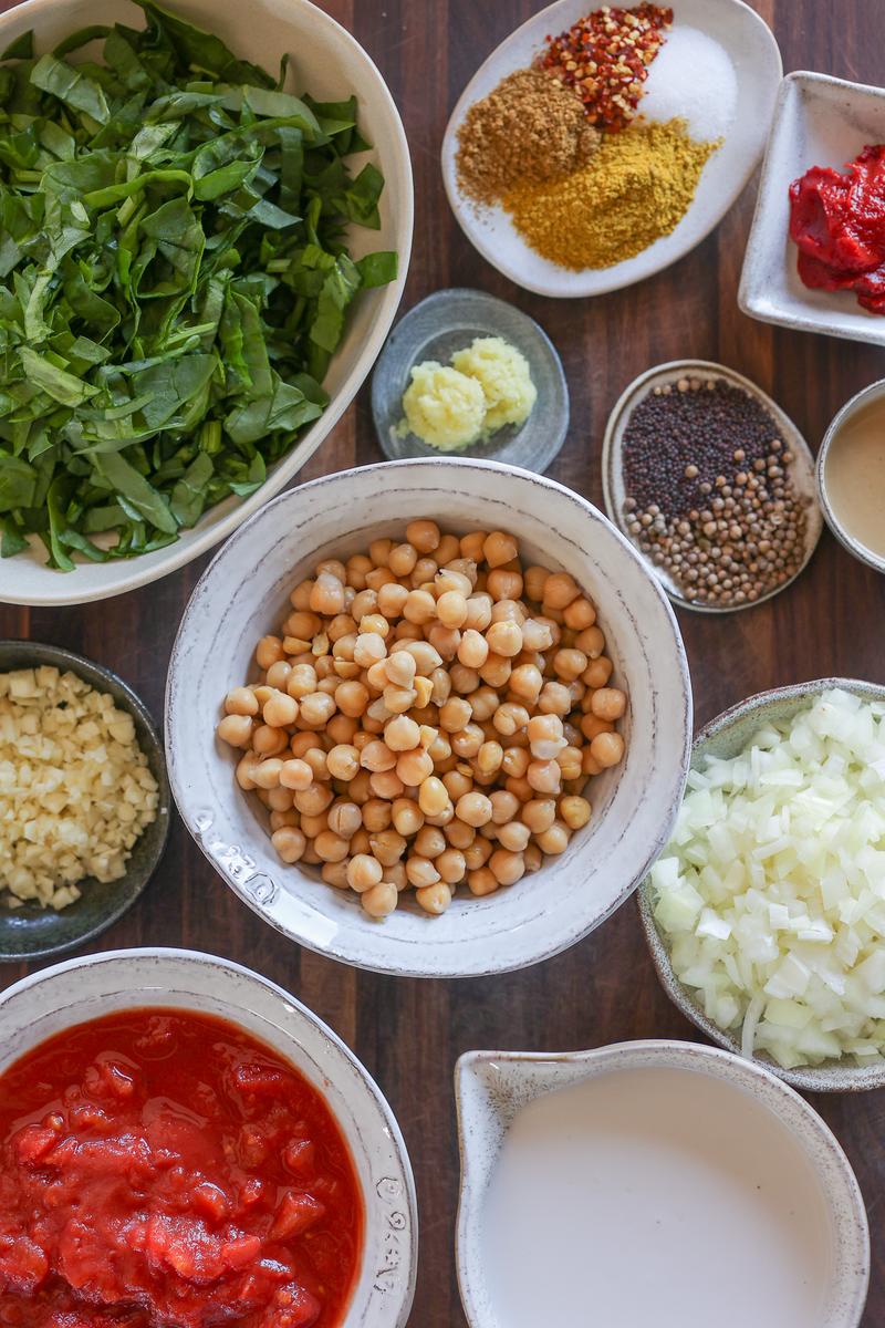 Process image of Creamy Tomato Chickpea Curry