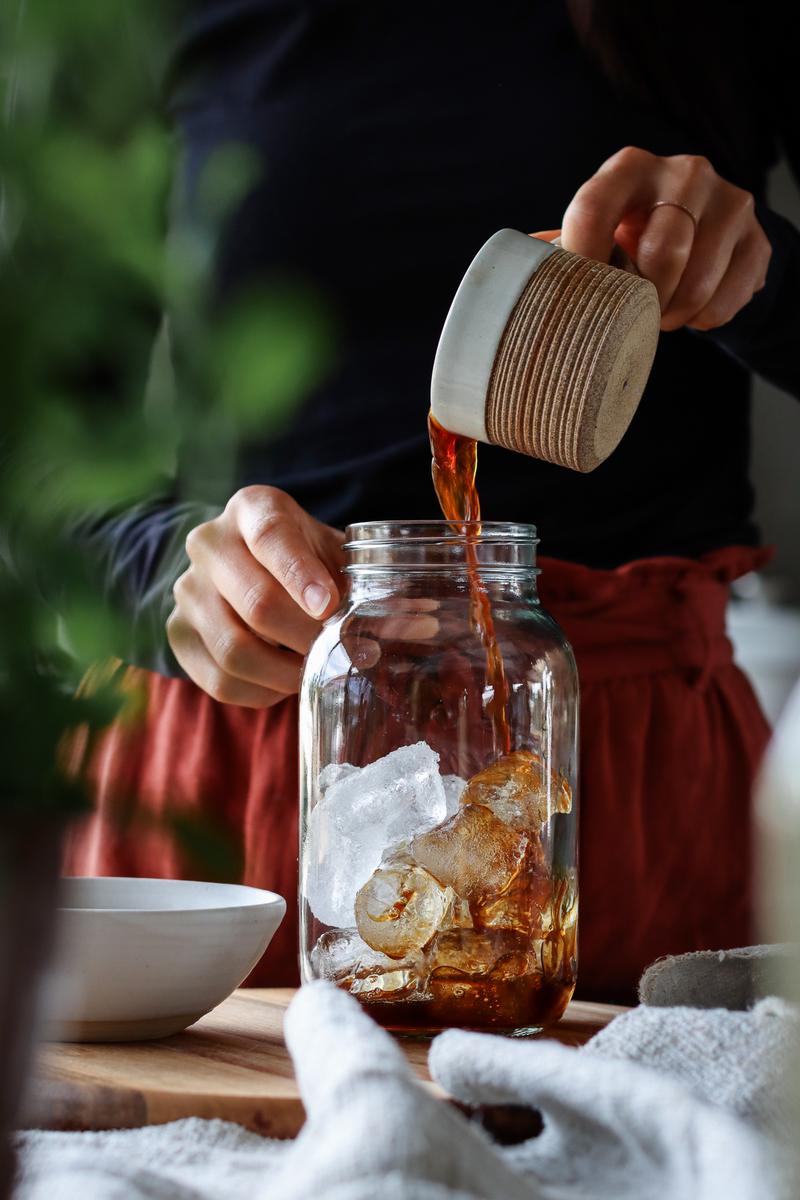 Process image of Shaken Brown Sugar Iced Coffee