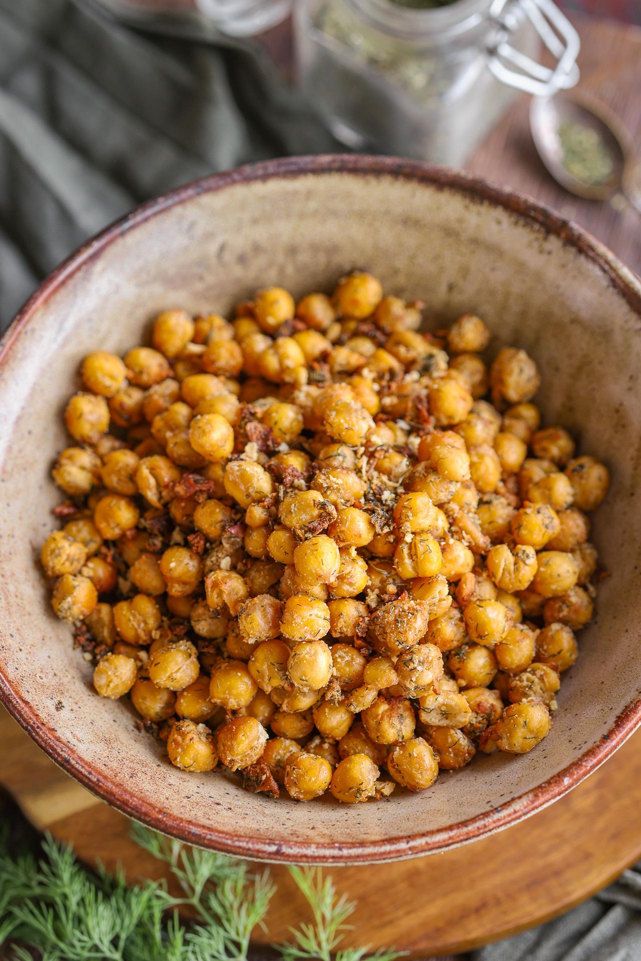 Main image of Crunchy Dill Pickle Chickpeas