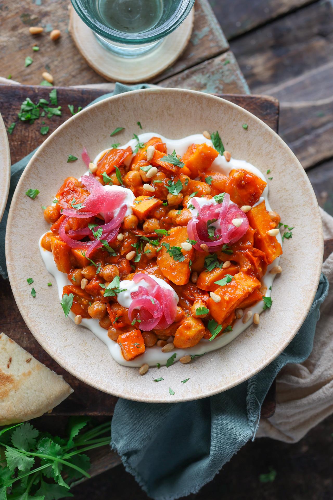 Main image of Harissa Sweet Potato & Chickpeas