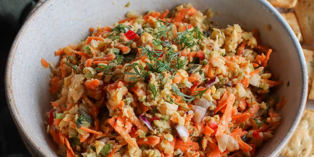 Garden Chickpea Dill Dip | Pick Up Limes